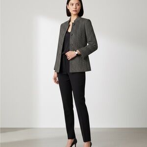 Armani Collezioni Tweed Gray Blazer